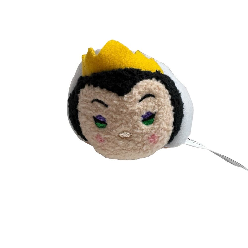 DISNEY PARKS *NEW* Evil Queen Snow White Villains Mini Tsum Tsum Toy Plush 3.25"